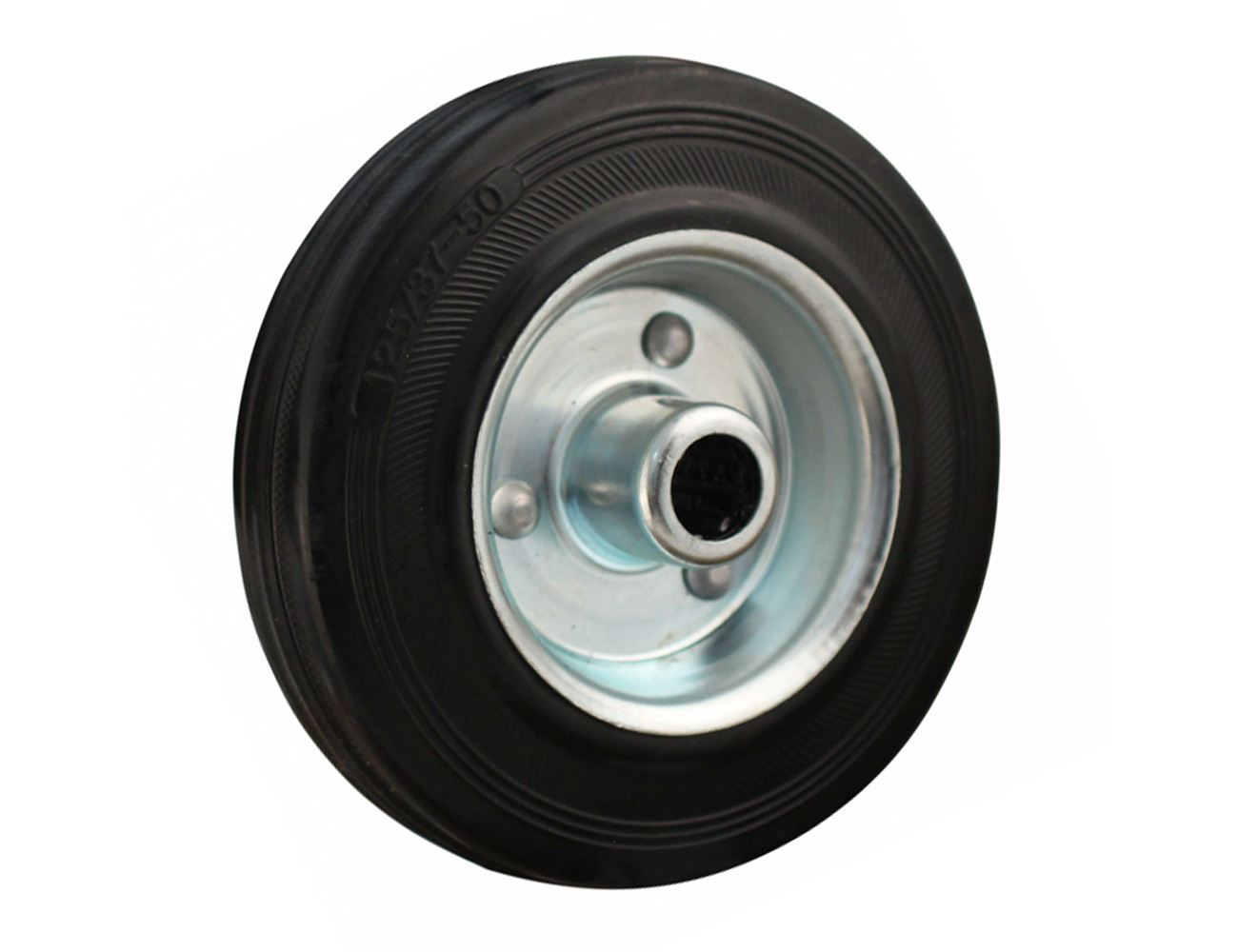 Roue bandage plein sur jante acier - max 400kg - chape acier